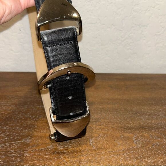 ET 1384 Statement Buckle Leather Belt - Picture 4 of 4